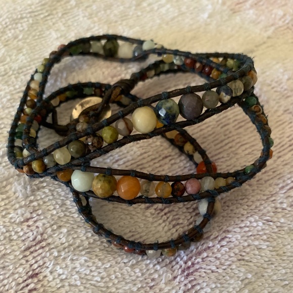 Chan Luu Jewelry - Chan Luu semi precious beads wrap bracelet.